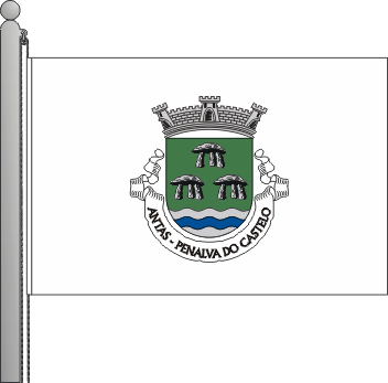 Bandeira da freguesia de Antas