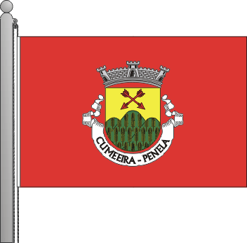 Bandeira da freguesia Cumeeira