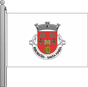 Bandeira da freguesia de Santa Maria de Rebordes