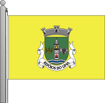 Bandeira da freguesia de Refios do Lima