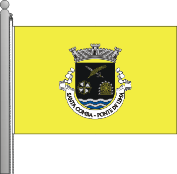 Bandeira da freguesia de Santa Comba