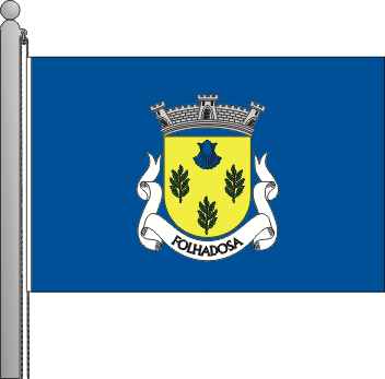 Bandeira da freguesia de Folhadosa