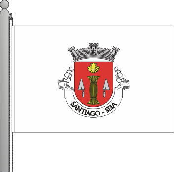 Bandeira da freguesia de Santiago