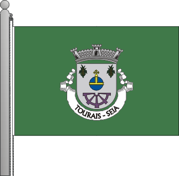 Bandeira da freguesia de Tourais