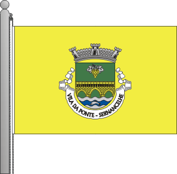 Bandeira da freguesia de Vila da Ponte