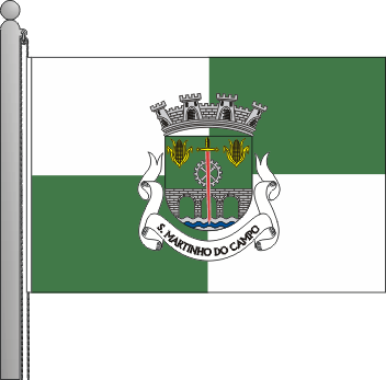 Bandeira da freguesia de So Martinho do Campo