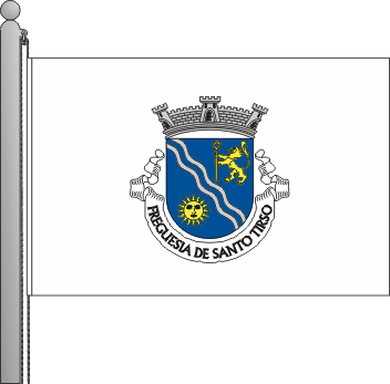 Bandeira da freguesia de Santo Tirso