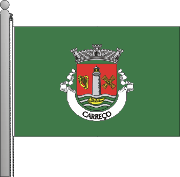 Bandeira da freguesia de Carreo