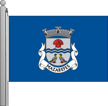 Bandeira da freguesia de Mazarefes