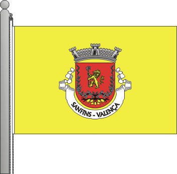 Bandeira da freguesia de Sanfins