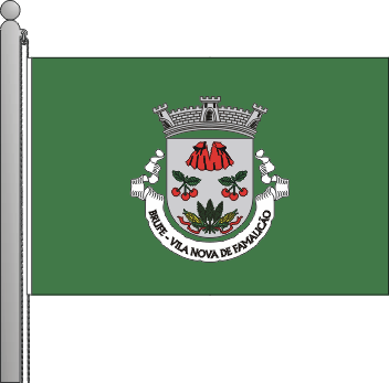 Bandeira da freguesia de Brufe