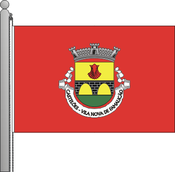Bandeira da freguesia de Casteles