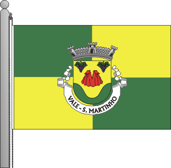 Bandeira da freguesia de So Martinho de Vale