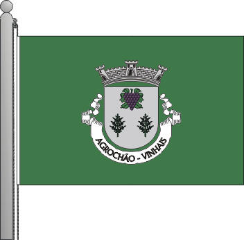 Bandeira da freguesia de Agrocho
