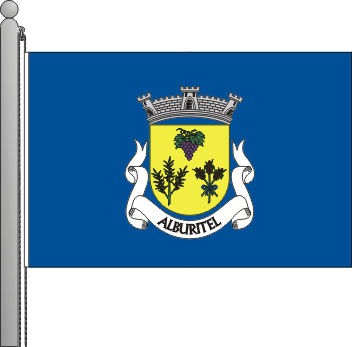 Bandeira da freguesia de Alburitel