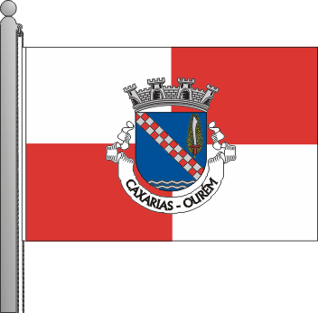 Bandeira da freguesia de Caxarias