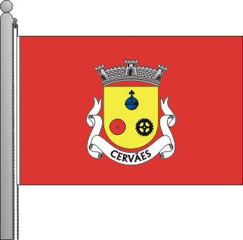 Bandeira da freguesia de Cerves