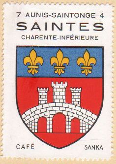 Blason de Saintes (Charente-Maritime)