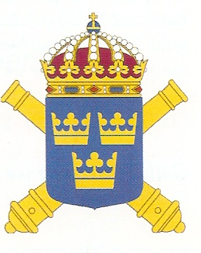 Coat of arms (crest) of the The Artillery Regiment, Swedish Army
