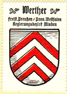 Wappen von Werther/Coat of arms (crest) of Werther