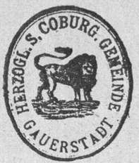 Wappen von Gauerstadt/Arms (crest) of Gauerstadt