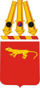 Coat of arms (crest) of 75th Field Artillery Regiment, US Army