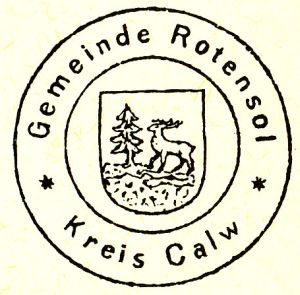 Wappen von Rotensol/Arms (crest) of Rotensol