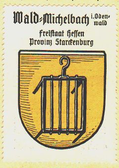 Wappen von Wald-Michelbach/Coat of arms (crest) of Wald-Michelbach