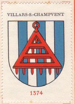 Wappen von/Blason de Villars-sous-Champvent