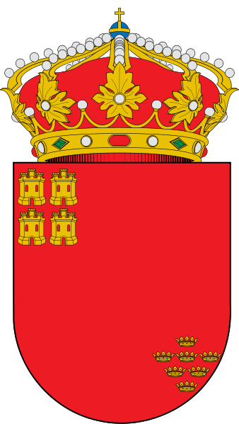 Escudo de Región de Murcia/Arms (crest) of Región de Murcia