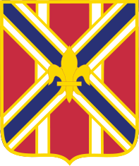 Coat of arms (crest) of 111th Field Artillery Regiment, Virginia Army National Guard