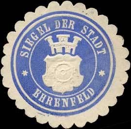 Wappen von Ehrenfeld/Coat of arms (crest) of Ehrenfeld