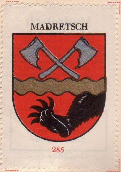 Wappen von/Blason de Madretsch