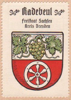Wappen von Radebeul/Coat of arms (crest) of Radebeul
