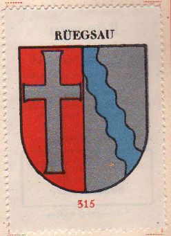 Wappen von/Blason de Rüegsau