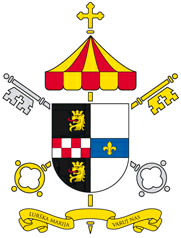 Arms (crest) of Basilica of Our Lady of Lourdes, Brestanica