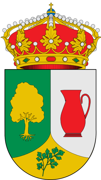 Escudo de Málaga del Fresno