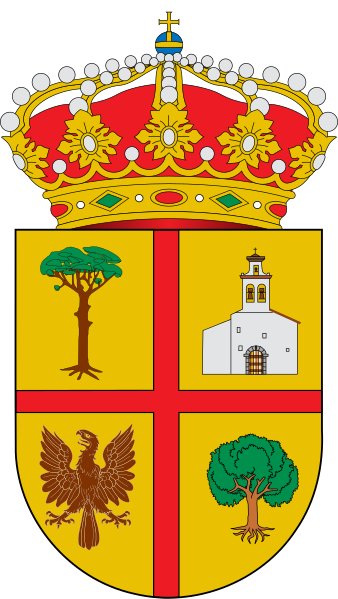 Escudo de Santa Cruz de Pinares/Arms (crest) of Santa Cruz de Pinares