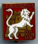 Coat of arms (crest) of the 80th Alpine Fortress Battalion, French Army