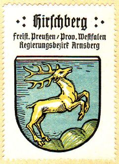 Wappen von Hirschberg (Warstein)/Coat of arms (crest) of Hirschberg (Warstein)