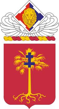 Coat of arms (crest) of 320th Field Artillery Regiment, US Army