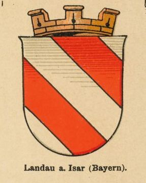 Wappen von Landau an der Isar