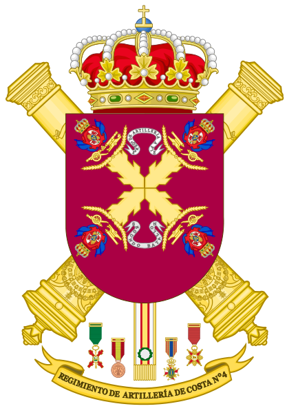 File:4th Coastal Artillery Regiment, Spanish Army.png