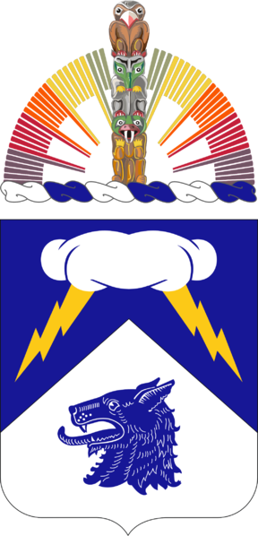 Coat of arms (crest) of the 297th Cavalry, Alaska Army National Guard
