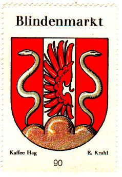Wappen von Blindenmarkt/Coat of arms (crest) of Blindenmarkt