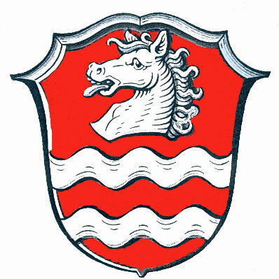 Wappen von Rosshaupten/Arms (crest) of Rosshaupten