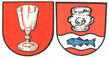 Wappen von Wüstenrot/Arms (crest) of Wüstenrot