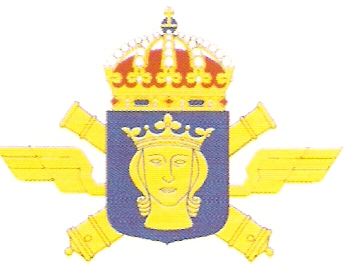 Coat of arms (crest) of the 3rd Air Defence Regiment Roslagen Air Defence Regiment, Swedish Army