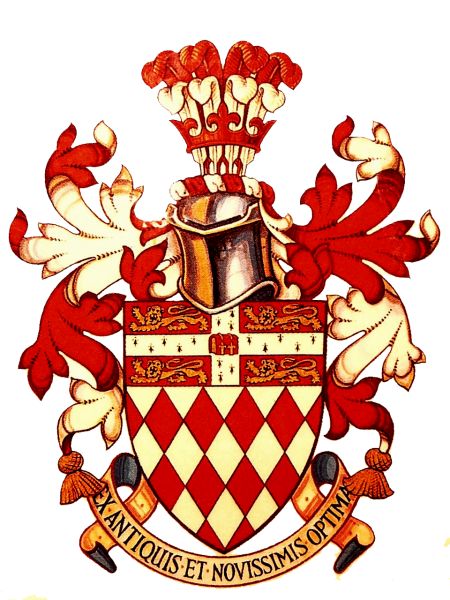 Arms (crest) of Fitzwilliam College (Cambridge University)