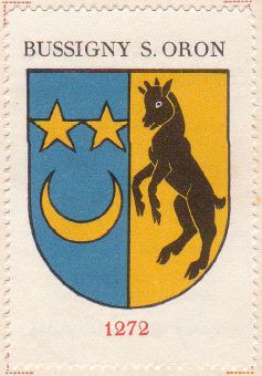 Wappen von/Blason de Bussigny-sur-Oron